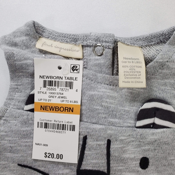🆕️First Impressions Onsie - Newborn NWT - Picture 5 of 5